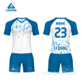 Pakyawan pasadyang soccer magsuot ng sublimation soccer uniporme set